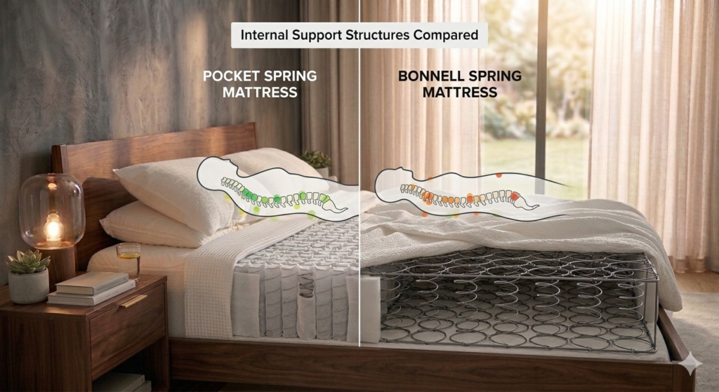 Pocket Spring Mattress vs Bonnell Spring Mattress